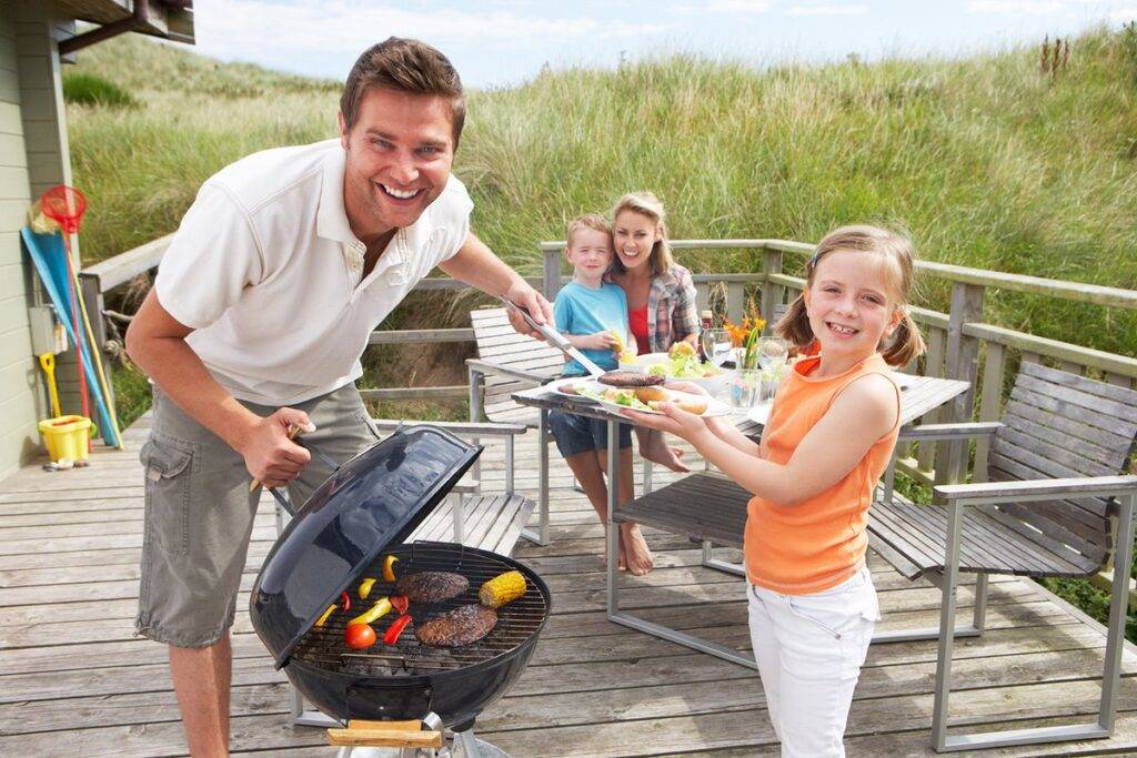 outdoors Family Grilling